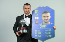 Double-winner Michael Duffy named PFAI Player of the Year following stellar season with Dundalk
