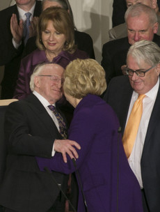 Michael D Higgins has been sworn in for a second term as President of Ireland