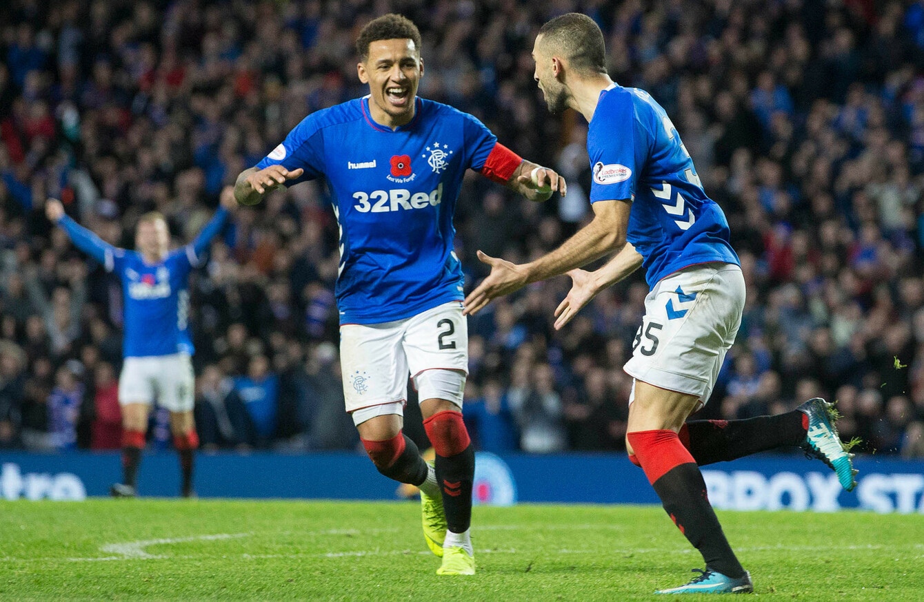 Irish Midfielder Sent Off As Steven Gerrard S Rangers Score 7 To Close In On Celtic