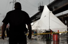 One dead and dozens injured as heavy winds tear through beer tent in St Louis