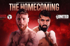 Ray Moylette's big homecoming fight to be broadcast live on terrestrial television