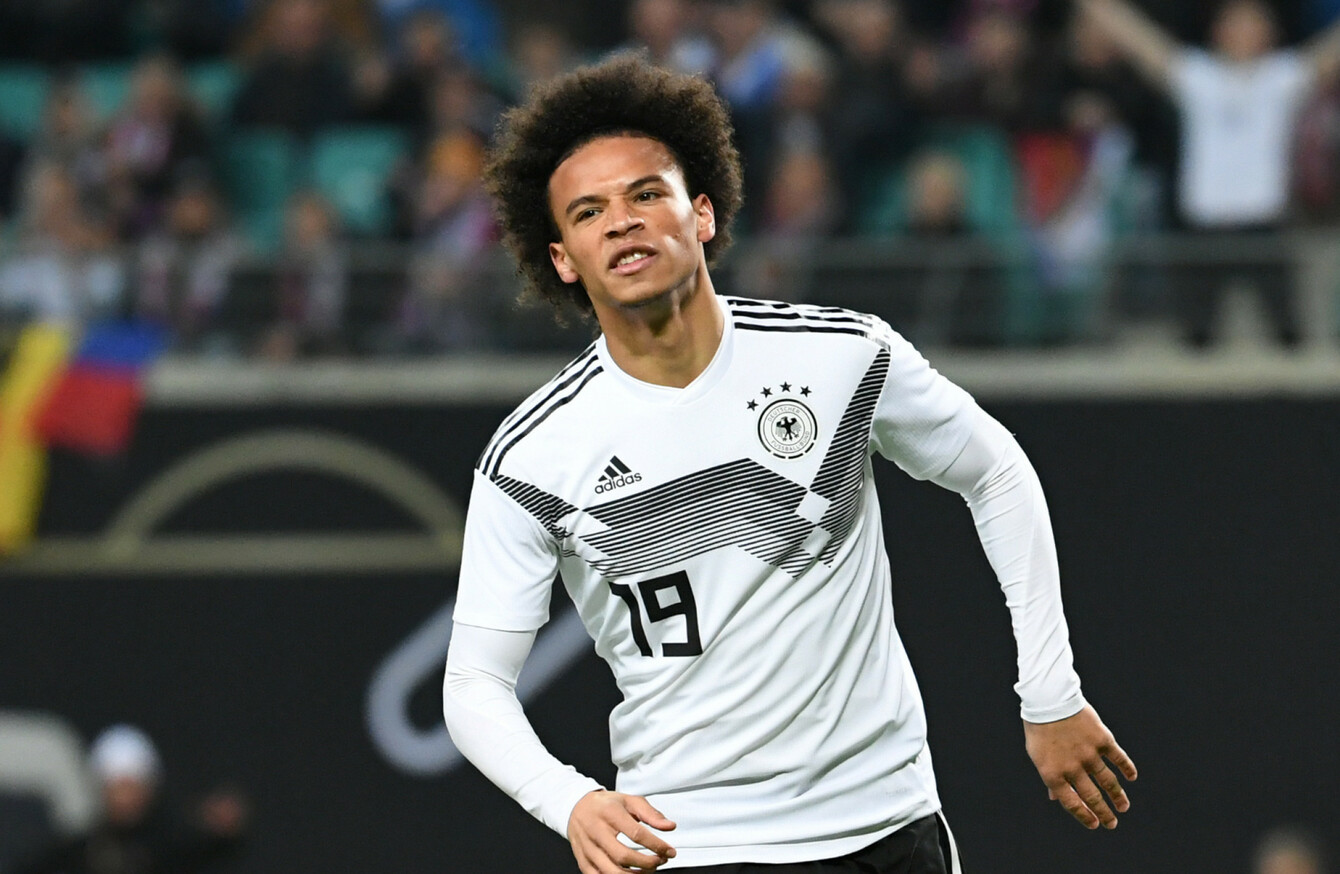 Leroy Sane scores first international goal for Germany as ...