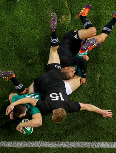 The story behind this iconic photo of Jacob Stockdale's match-winning try