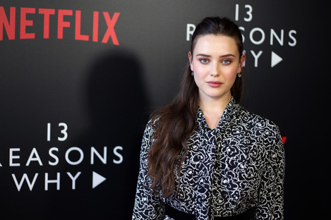 Actress Katherine Langford appears in the Netflix drama
