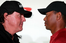Mickelson lays $200,000 bet with Woods for first hole