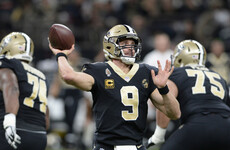 Brees throws four touchdown passes as Saints down Falcons to hit 10-game winning streak