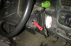 Gardaí stop van with no tax, discover driver is using spoon as a key