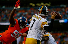 Steelers' six-game winning streak snapped with loss to Broncos