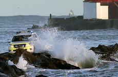 Walker rescued from rocks amid stormy conditions on Great South Wall
