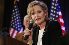Republican who said she would attend 'public hanging' and suppress liberal votes wins US senate vote