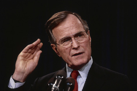 Former U.S. President George H.W. Bush