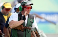 Sharp shooter: Derek Burnett qualifies for London 2012