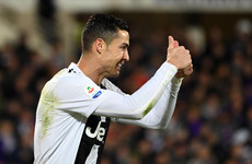 Ronaldo equals Welsh legend's scoring record as Juve move 11 points clear