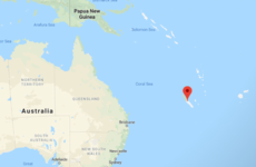 Tsunami warning as magnitude 7.5 earthquake strikes off New Caledonia