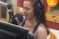 iRadio gave a lovely surprise to a 15-year-old girl from Donegal who's currently doing work experience on the station