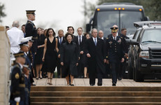 Former US president George HW Bush laid to rest in Texas
