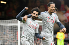 Salah hat-trick sees Liverpool climb top of the league as Klopp’s men ease past Cherries