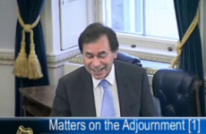 VIDEO: Alan Shatter has a laughing fit... in the Seanad