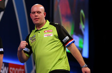 Van Gerwen 'emotional' after drink was thrown over him at PDC World Darts Championship