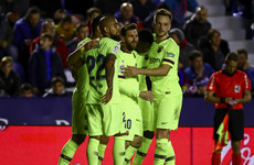 Majestic Messi has a hat-trick and two assists as Barcelona thrash Levante