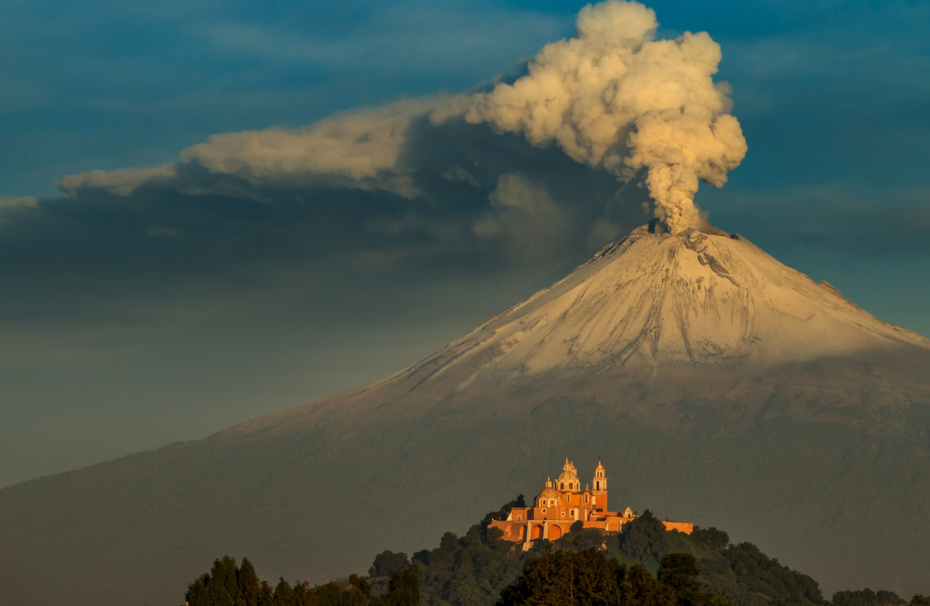 One of Mexico's most active volcanoes has unleashed two enormous eruptions