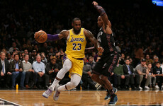 Lebron's Lakers suffer defeat as Nets extend winning streak to six games