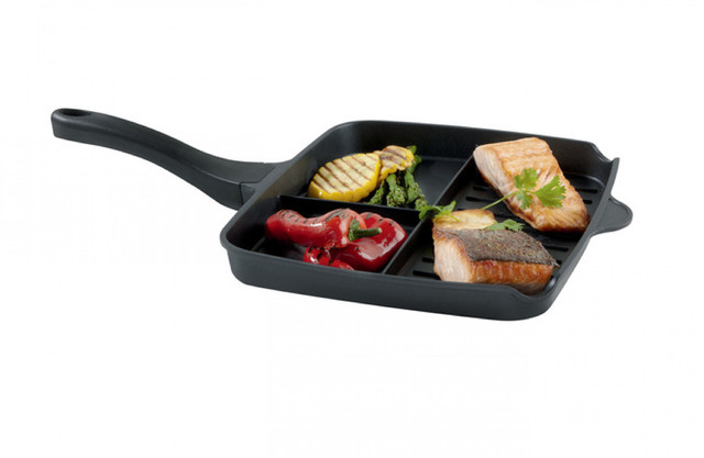 3 in 1 Square Induction Grill Pan - Masflex