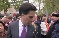 Video: British Labour Party leader egged in Southampton