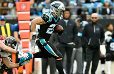 Carolina Panthers star breaks single-season record for most receptions by running back