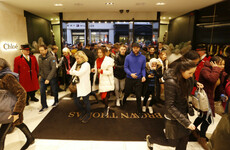 Shoppers queued up from early this morning for the St Stephen's Day sales