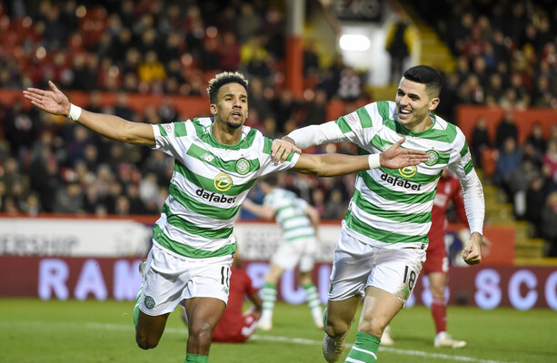 Sinclair hat-trick sees Celtic edge seven-goal thriller at Aberdeen