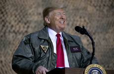 Donald Trump makes surprise Christmas visit to US troops deployed in Iraq