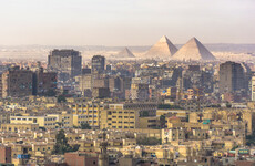 Four people killed as tourist bus hit by roadside bomb at Giza pyramids in Egypt