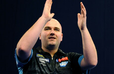 Game on! Defending champion Cross crashes out at Ally Pally