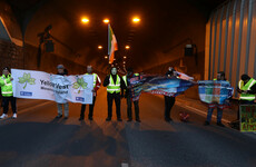 Port Tunnel reopens after being blocked by 'yellow vest' protesters