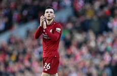 'Nothing has been achieved this year' - Robertson warns Liverpool must convert dominance