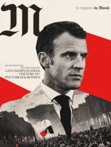 French newspaper apologises for Hitleresque image of Macron on front page