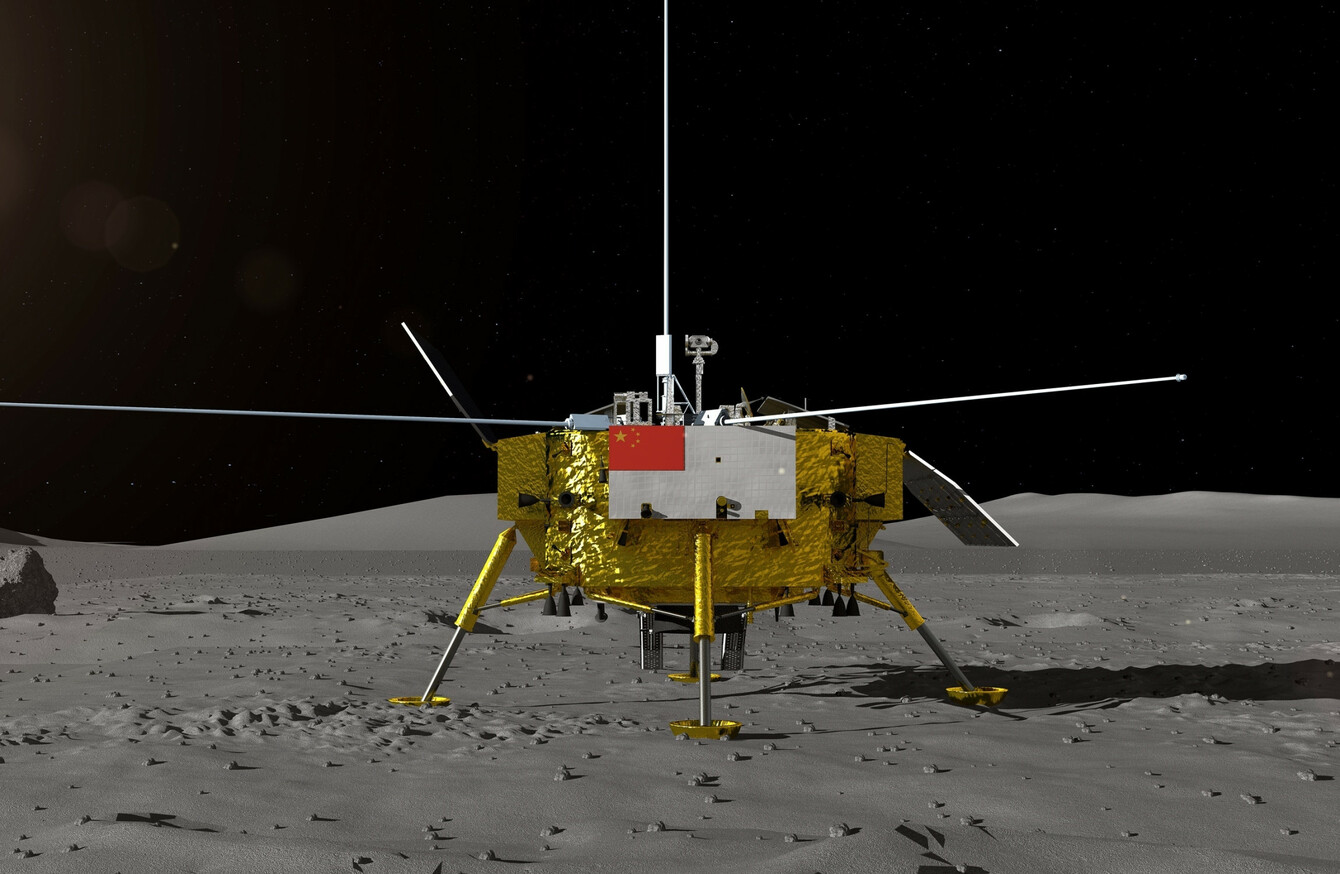 Chinese spacecraft makes first landing on moon's far side