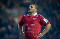 Wales hooker Ken Owens redeployed at number eight for Scarlets