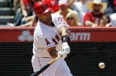About time: Albert Pujols finally hits a home run