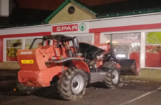 Thieves attempt to steal ATM, then set digger on fire