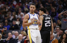 Curry puts up rival's numbers to protest travel call on the Harden step-back