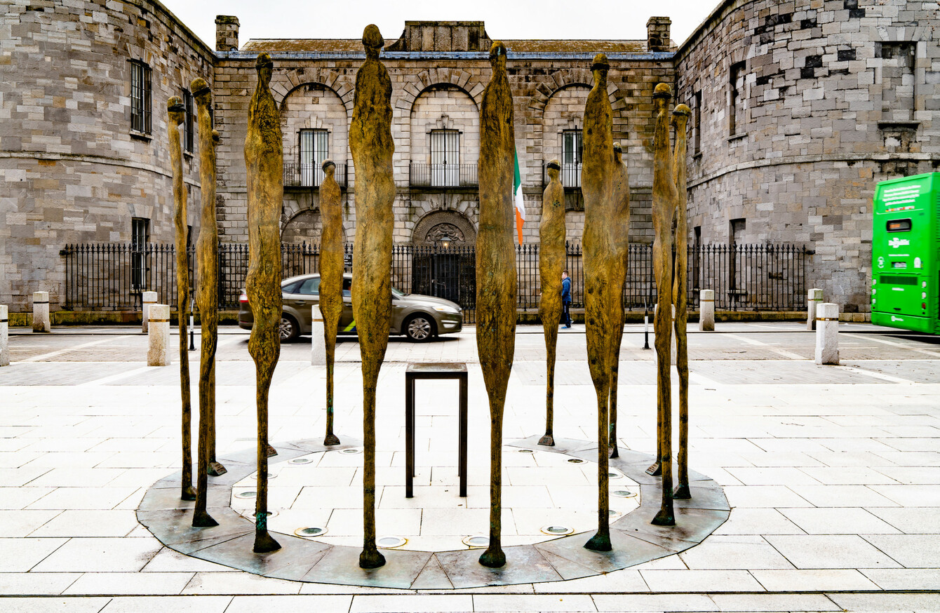 Double Take The blindfolded Dublin statues with a bloody backstory