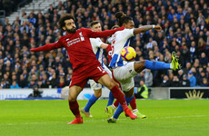 Salah on target as Liverpool see off Brighton to stay top of the Premier League
