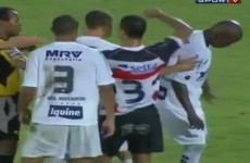 VIDEO: Brazilian player moonwalks while receiving yellow card