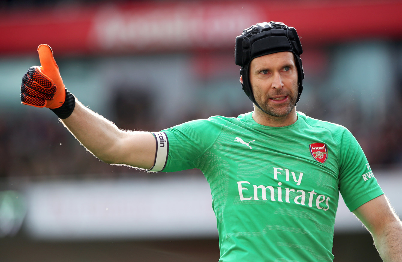  Petr Cech, the former Chelsea goalkeeper, is seen here in action during his time at Arsenal.