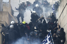Violent clashes erupt in Athens as tens of thousands protest Macedonian name deal