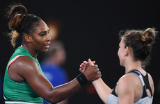World number one felt like she was 'hit by a train' during Serena Williams defeat