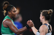 World number one felt like she was 'hit by a train' during Serena Williams defeat