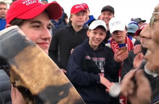 Trump says students accused of mocking Native American 'unfairly treated'
